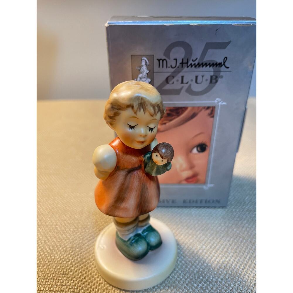 Goebel Hummel “Puppet Princess” Porcelain Figurine, 4” Tall in Box, Tmk 8